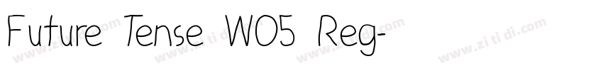 Future Tense W05 Reg字体转换
